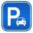 Icône de stationnement voiture/parking